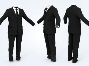 suit man 3D Model
