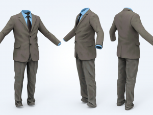 suit man 3D Model