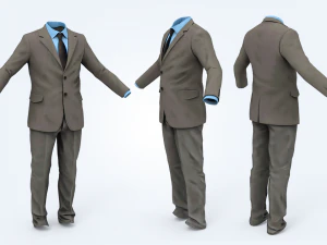 suit man 3D Model