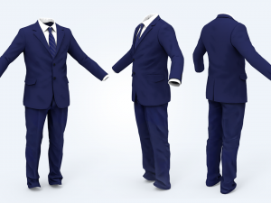 suit man 3D Model