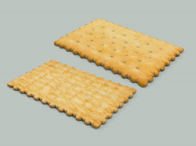biscuit 3D Model .c4d .max .obj .3ds .fbx .stl .blend 