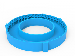 truck wheel template Modello di stampa 3D