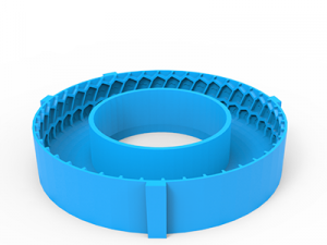 truck wheel template Modello di stampa 3D