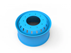 truck wheel 3D Print Model