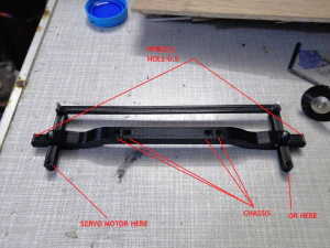 front wheel axle upright 3D Print Model