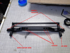 front wheel axle upright 3D प्रिंट मॉडल
