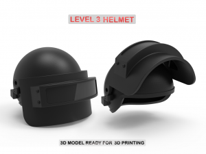 level 3 helmet 3D Print Model