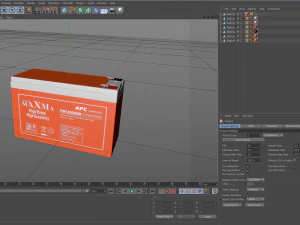 bateria m&aacute;xima Modelo 3D