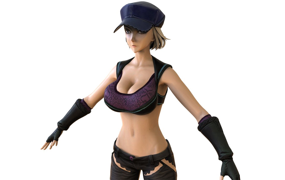 Anime Girl 3D Model in Woman 3DExport