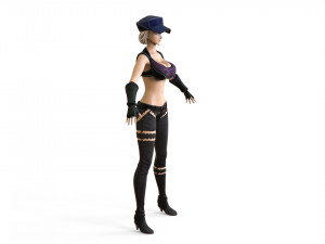 anime girl 3D Model
