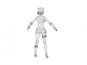 anime girl 3D Model