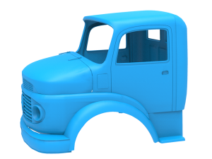mercedes-benz 1924 2624 truck cabin 3D Print Model