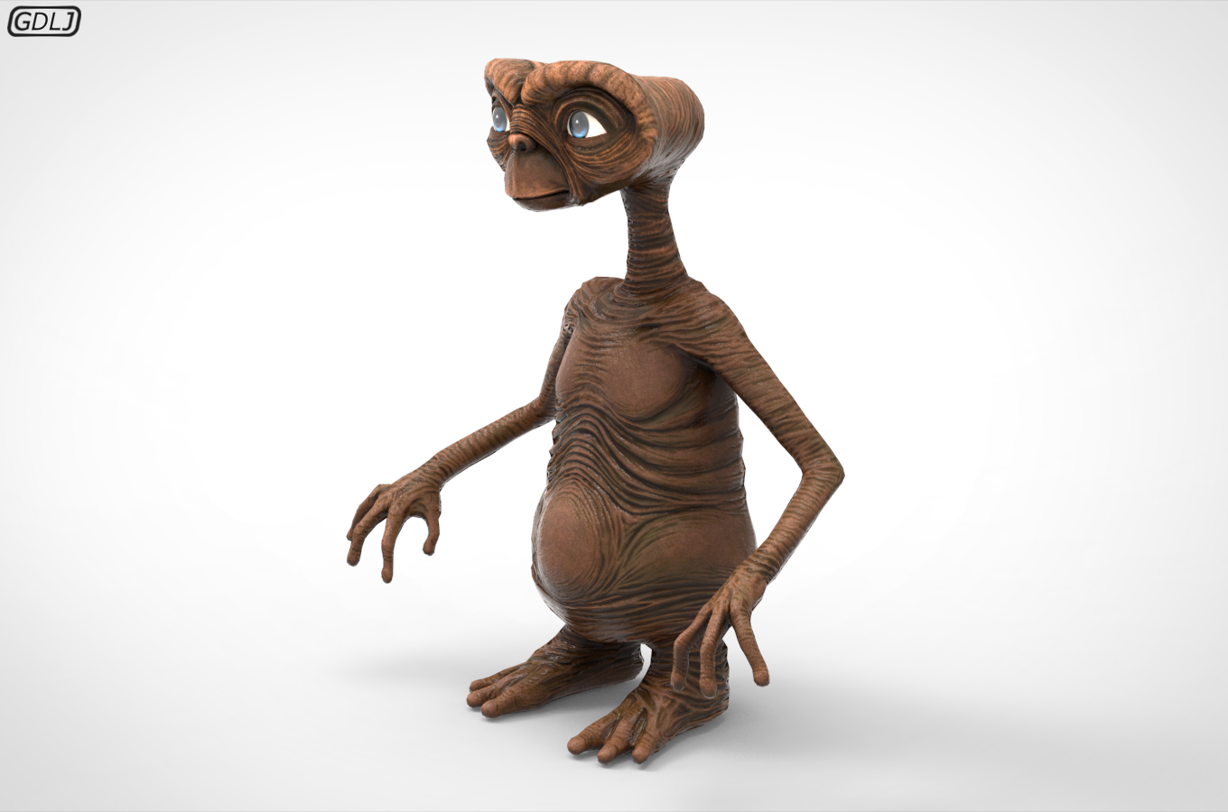 Et Extra Terrestrial 3d Model In Sculpture 3dexport