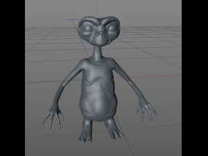 et extra terrestrial 3D Print Model