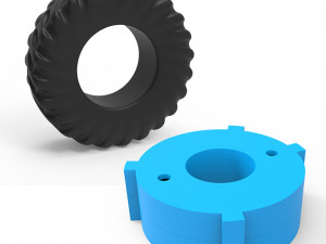 heavy tire mold 3D Принт Модель