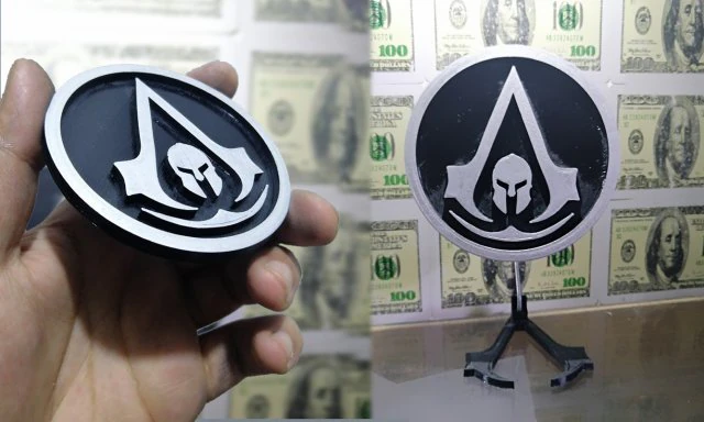 assassinss creed odyssey logo 3D Print Model .c4d .max .obj .3ds .fbx .stl .blend