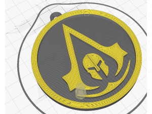 assassinss creed odyssey logo 3D Принт Модель