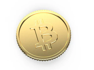 pi&egrave;ce de monnaie bitcoin Modèles 3D en vedette