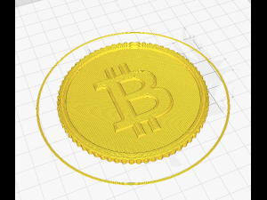 bitcoin coin 3D Принт Модель