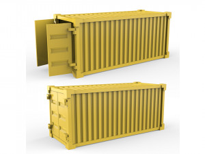 container 3D Print Model