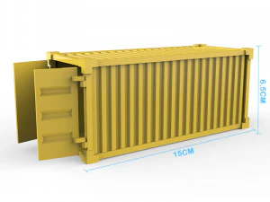 Container 3D Druckmodell