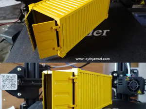 recipiente Modelo de impresión 3D