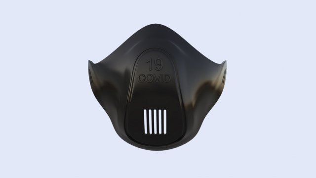 covid-19 mask Modelo de Impressão 3D .c4d .max .obj .3ds .fbx .stl .blend 