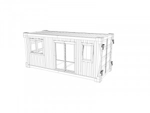 container house 3D Print Model