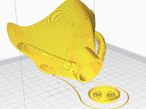covid-19 mask 3d printing model Modelo de Impressão 3D