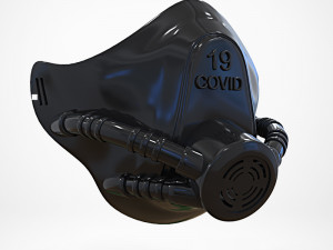 covid-19 mask 3d printing model Modelo de Impressão 3D