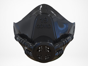 covid-19 mask 3d printing model Modelo de Impressão 3D
