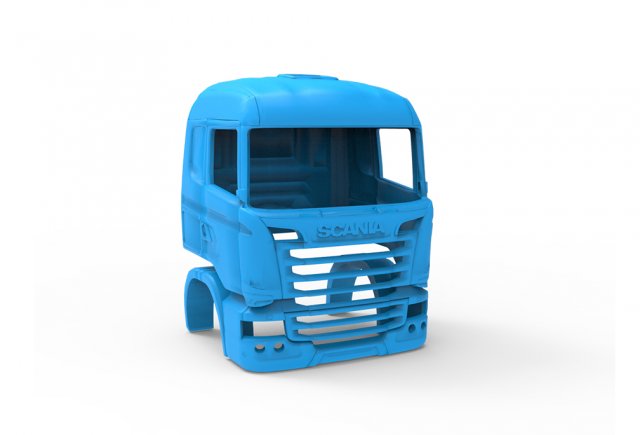 scania r730 v8 cabin - professional edition Modello di stampa 3D .c4d .max .obj .3ds .fbx .stl .blend 