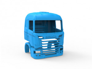 scania r730 v8 cabin - professional edition 3Dプリントモデル