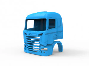 scania r730 v8 cabin - professional edition 3D Print Model