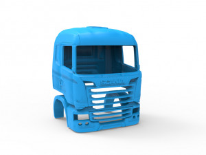 scania r730 v8 cabin - professional edition Modello di stampa 3D