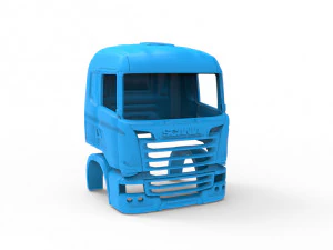 scania r730 v8 cabin - professional edition 3D Print Model