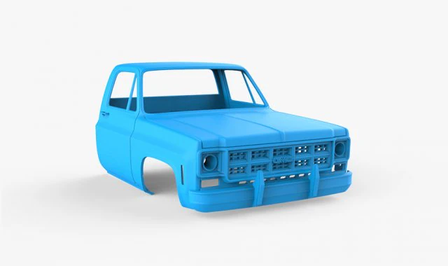 chevrolet k30 1979 3D Print Model .c4d .max .obj .3ds .fbx .stl .blend
