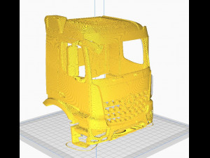 mercedes benz arocs 3245 cabin 3D 打印模型