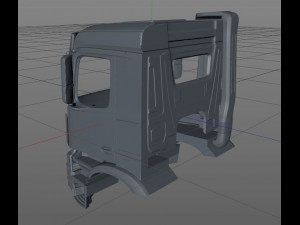 mercedes benz arocs 3245 cabin 3D 打印模型