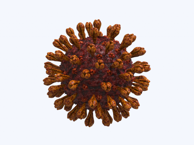 coronavirus disease 19 3D-Modell .c4d .max .obj .3ds .fbx .stl .blend 