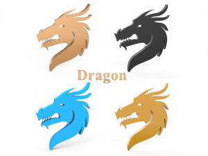 dragon 3d printing model 3Dプリントモデル