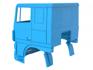 daf xf 105 cabin 3D Print Model