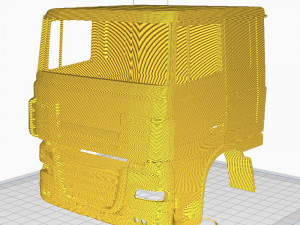 daf xf 105 cabin 3D Print Model