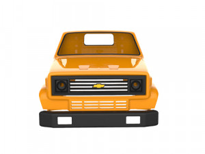 chevrolet c70 1984 3d printing model Modello di stampa 3D