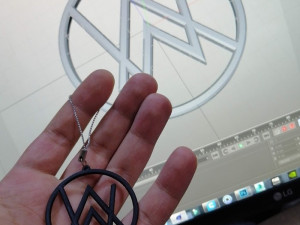 alan walker - necklace - medal 3D 打印模型