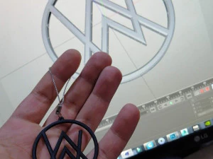 alan walker - necklace - medal 3D Print Model