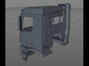 mercedes benz arocs 3245 cabin 3D Print Model