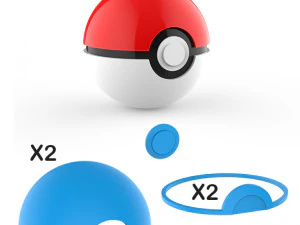 pokeball 3D Print Model
