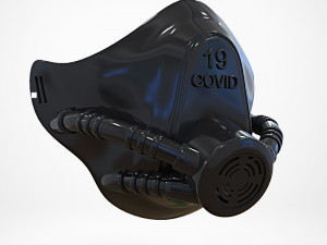 covid-19 mask 3D Print Model