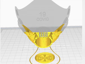 covid-19 mask 3D Print Model